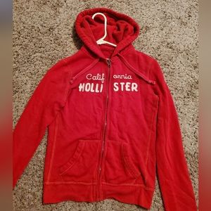 Red Hollister Jacket, Size Small